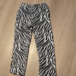 Zebra Print Pants
